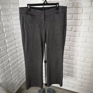 Lane Bryant Ladies Size 18L Black & Grey Blend "The Allie" Dress Pants